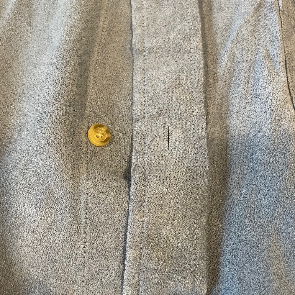 Grey Covington Swede Button-Down